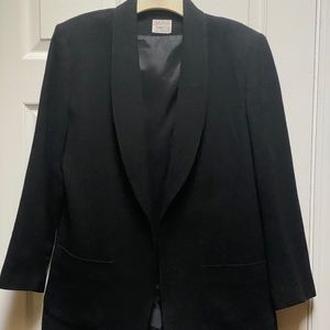 Boston Traveler Black Wool Blazer